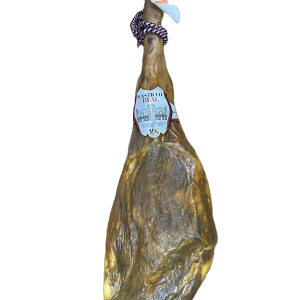 Imagen del delicioso Jamón de Jabugo Fuera de Norma, destacando su calidad excepcional y la tradición en cada loncha.