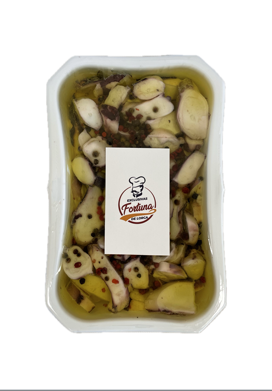 Imagen de la Rodaja a las 5 Pimientas con calamar de calidad, una opción gourmet para disfrutar en tu mesa.